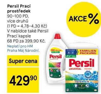 Persil Prací prostředek, 90-100 PD