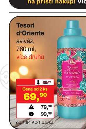 Tesori d'Oriente aviváž, 760 ml