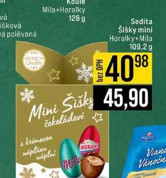 Sedita Šišky mini Horalky+Mila 109,2 g