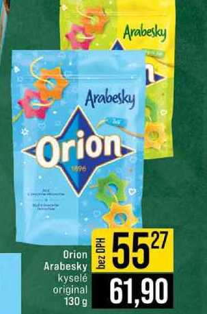 Orion Arabesky kyselé original 130 g 