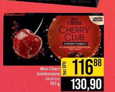 Mon Cheri bonboniera skořice 157 g 