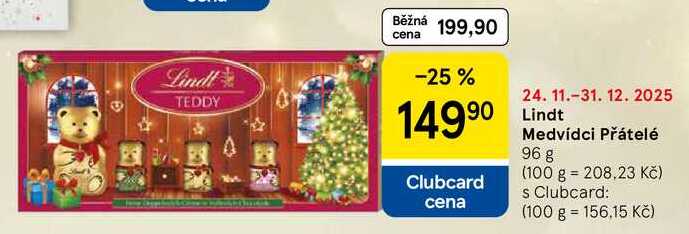 Lindt Medvídci Přátelé, 96 g