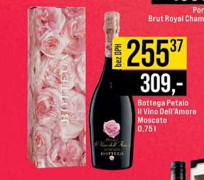 Bottega Petalo Il Vino Dell'Amore Moscato 0,75l