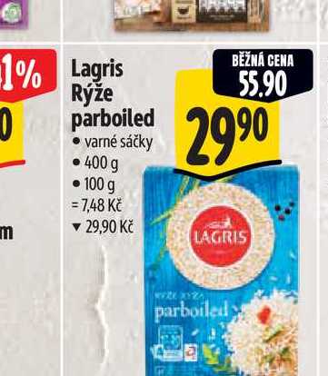 Lagris Rýže parboiled 400 g