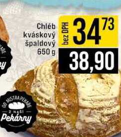 Chléb kváskový špaldový 650 g