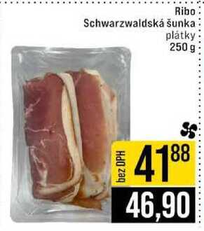 Ribo Schwarzwaldská šunka plátky 250 g 