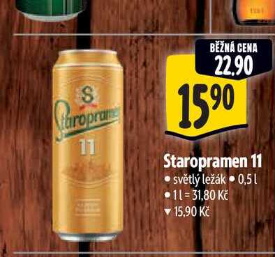   Staropramen 11  0,5 l