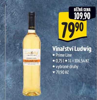 Vinařství Ludwig 0,75 l