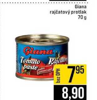 Giana rajčatový protlak 70g