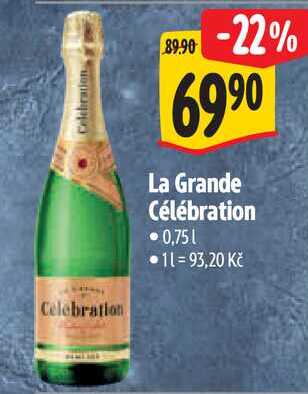 La Grande Célébration 0,75 l