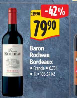 Baron Rocheau Bordeaux 0,75 l