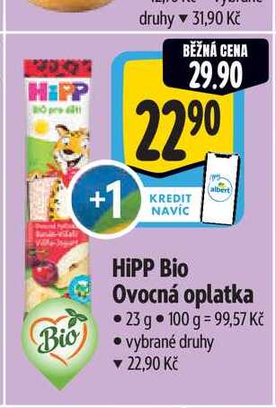 HiPP Bio Ovocná oplatka 23 g