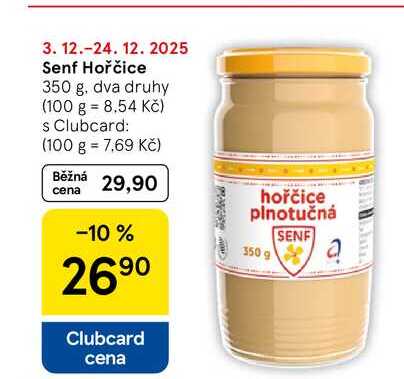 Senf Hořčice, 350 g