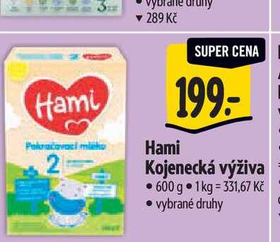 Hami Kojenecká výživa 600 g