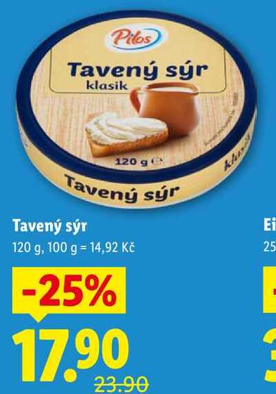 Tavený sýr, 120 g
