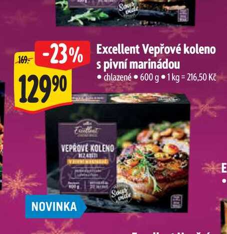   Excellent Vepřové koleno s pivní marinádou  600 g