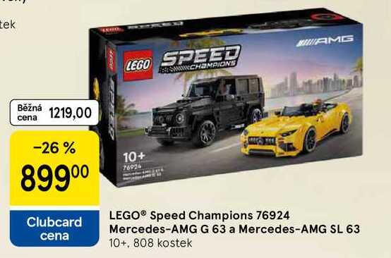 LEGO® Speed Champions 76924 Mercedes-AMG G 63 a Mercedes-AMG SL 63 10+, 808 kostek
