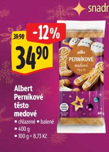 Albert Perníkové těsto medové 400 g