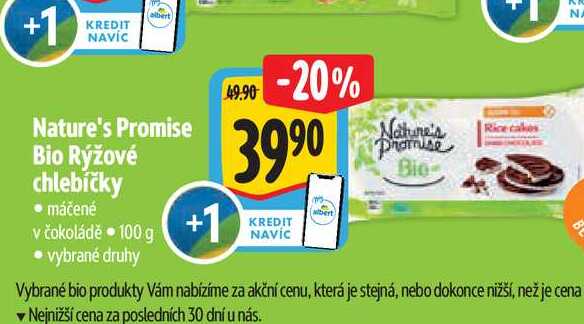 Nature's Promise Bio Rýžové chlebíčky 100 g