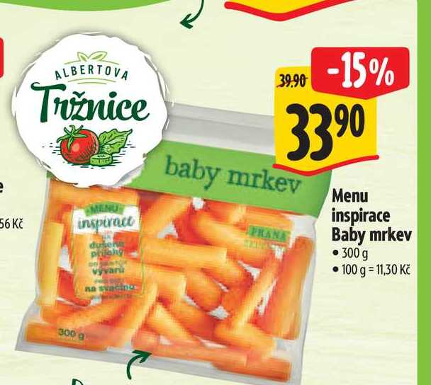 Menu inspirace Baby mrkev 300 g