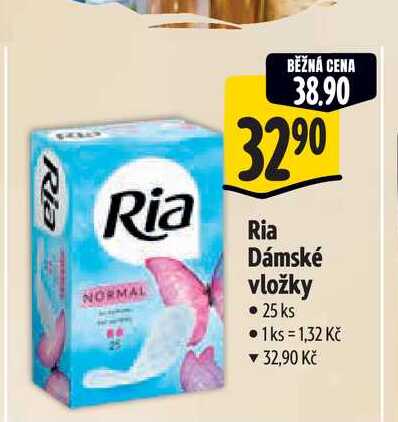 Ria Dámské vložky 25 ks