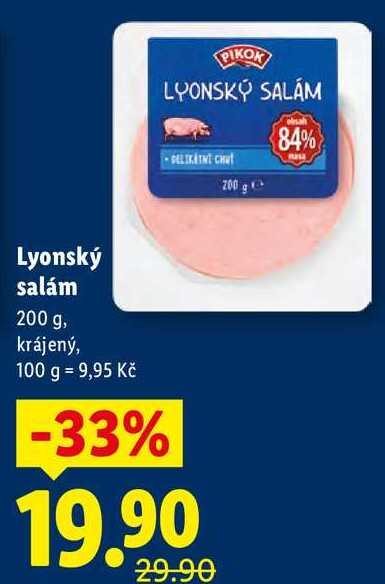 Lyonský salám, 200 g