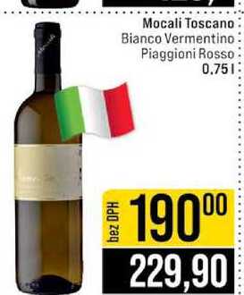 Mocali Toscano Bianco Vermentino Piaggioni Rosso 0.75l