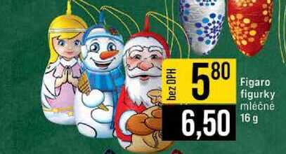 Figaro figurky mléčné 16 g