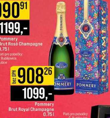 Pommery Brut Rosé Champagne 0,75l