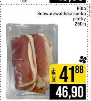 Ribo Schwarzwaldská šunka plátky 250 g
