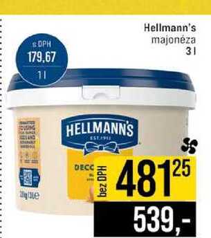 Hellmann's majonéza 3l