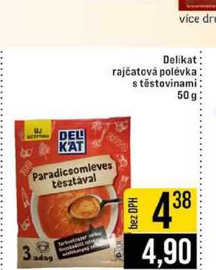 Delikat rajčatová polévka stěstovinami 50 g