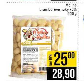 Molino bramborové noky 70% 500 g