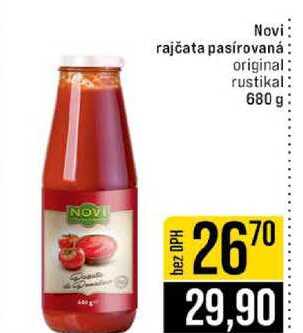 Novi rajčata pasírovaná original rustikal 680 g