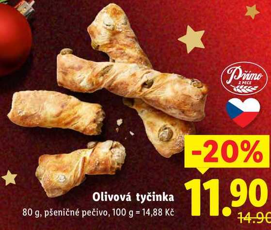 Olivová tyčinka, 80 g