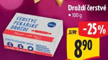 Droždí čerstvé, 100 g