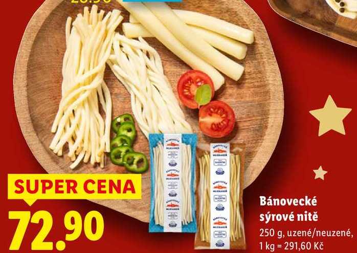 Bánovecké sýrové nitě, 250 g