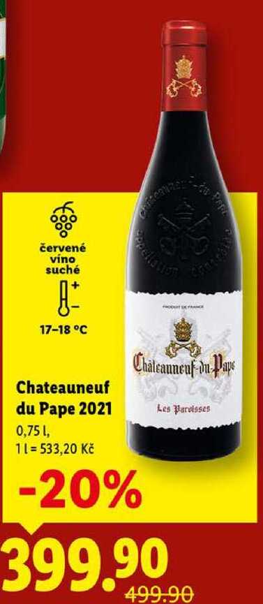 Chateauneuf du Pape 2021, 0,75 l