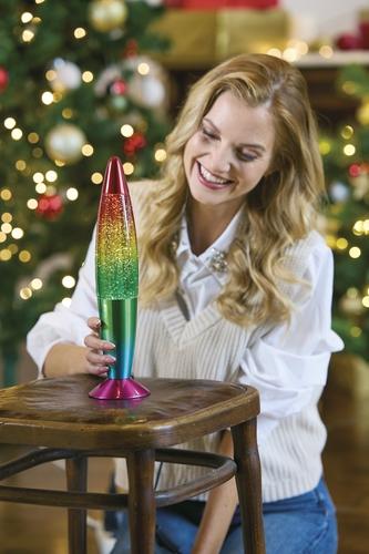 Lávová lampa Glitter Rainbow2, 1 KS