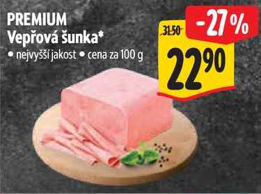 PREMIUM Vepřová šunka, 100 g