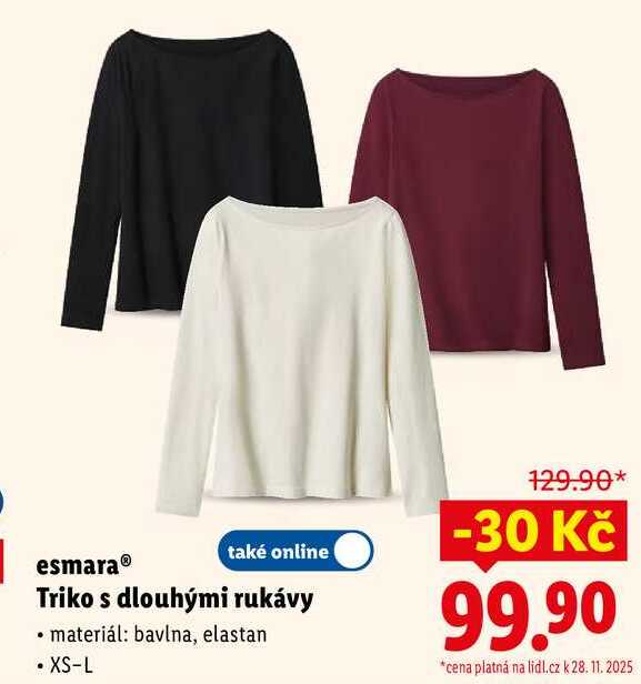 esmaraⓇ Triko s dlouhými rukávy