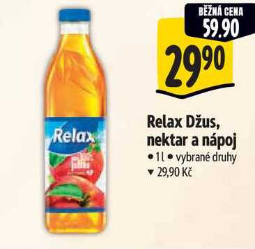 Relax Džus, nektar a nápoj, 1 l