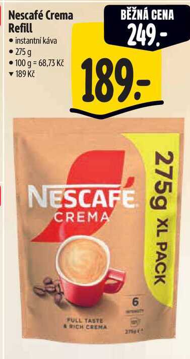 Nescafé Crema Refill, 275 g