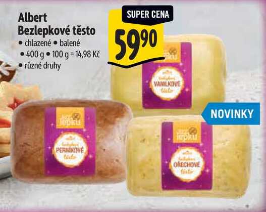 Albert Bezlepkové těsto, 400 g