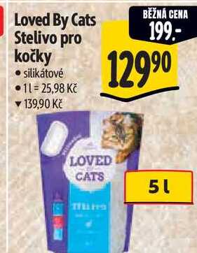 Loved By Cats Stelivo pro kočky, 5 l