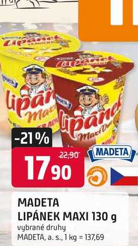 MADETA LIPÁNEK MAXI 130 g
