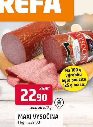 VYSOČINA MAXI 100g