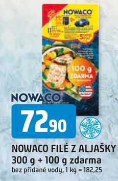 NOWACO FILÉ Z ALJAŠKY 300 g + 100 g zdarma