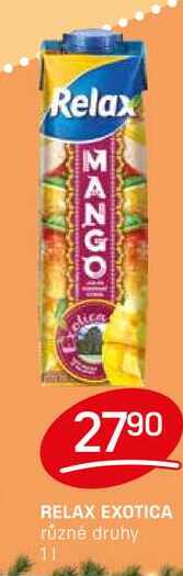 RELAX EXOTICA různé druhy 1l