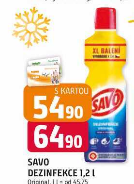 SAVO DEZINFEKCE 1,2l